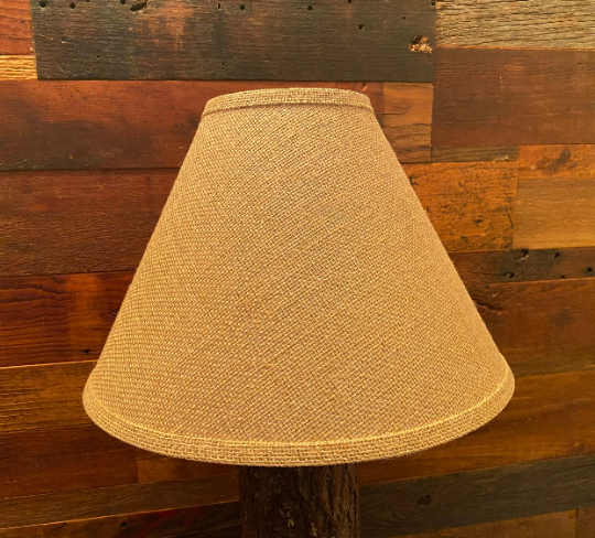 Burlap Lamp Shade