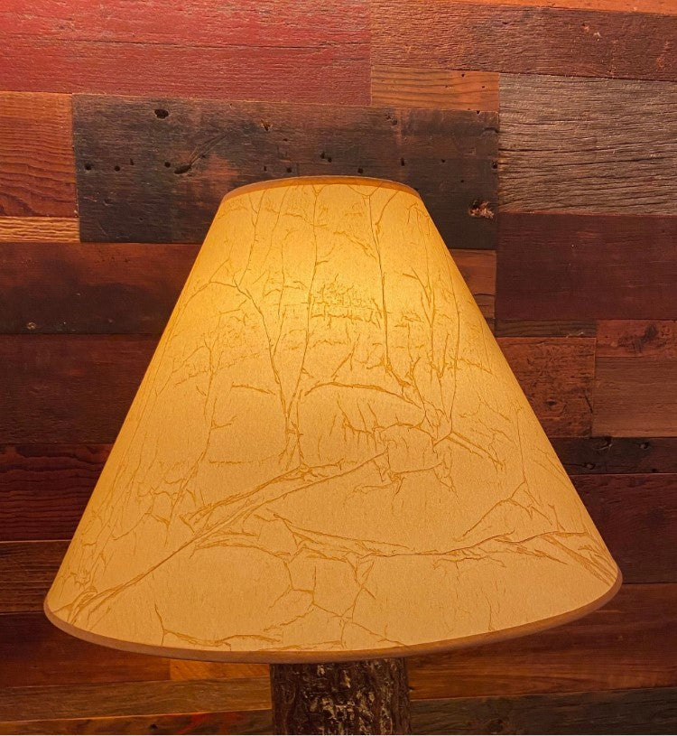 Crackle No Lace Rustic Lamp Shade