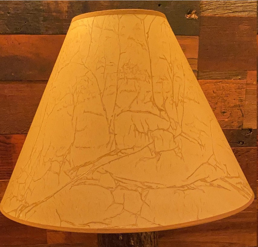 Crackle No Lace Rustic Lamp Shade