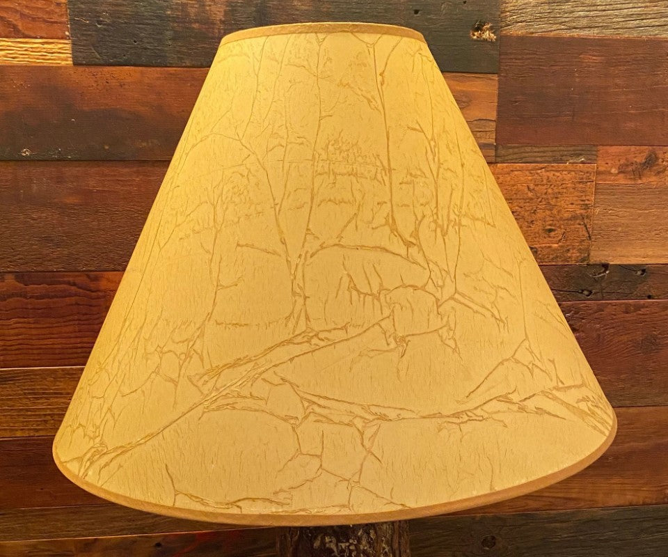 Crackle No Lace Rustic Lamp Shade