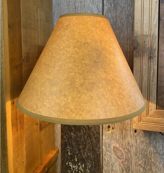 Rustic Oil Kraft No Lace Lamp Shade